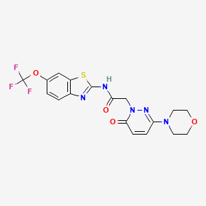 molecular formula C18H16F3N5O4S B11019314 C18H16F3N5O4S 