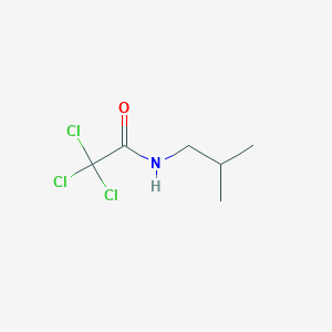 molecular formula C6H10Cl3NO B11019414 2,2,2-trichloro-N-(2-methylpropyl)acetamide 