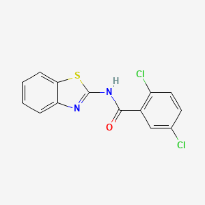 molecular formula C14H8Cl2N2OS B11019432 N-(1,3-benzothiazol-2-yl)-2,5-dichlorobenzamide 