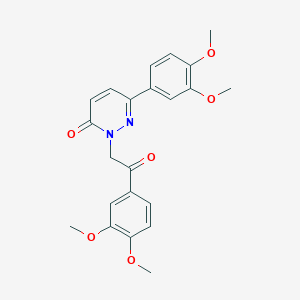 6-(3,4-dimethoxyphenyl)-2-(2-(3,4-dimethoxyphenyl)-2-oxoethyl)pyridazin-3(2H)-one