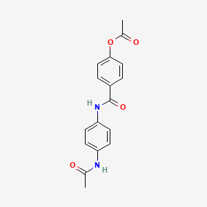 4-{[4-(Acetylamino)phenyl]carbamoyl}phenyl acetate