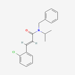 molecular formula C19H20ClNO B11019562 (2E)-N-benzyl-3-(2-chlorophenyl)-N-(propan-2-yl)prop-2-enamide 