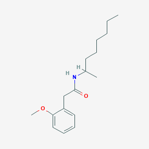 molecular formula C17H27NO2 B11019647 2-(2-methoxyphenyl)-N-(octan-2-yl)acetamide 