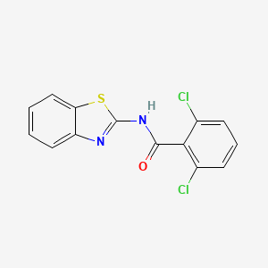 molecular formula C14H8Cl2N2OS B11019690 N-(1,3-benzothiazol-2-yl)-2,6-dichlorobenzamide 