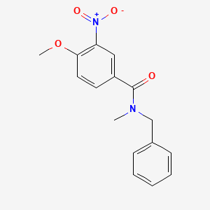 N-benzyl-4-methoxy-N-methyl-3-nitrobenzamide