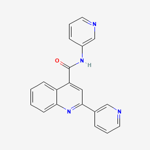 molecular formula C20H14N4O B11019802 N,2-di(pyridin-3-yl)quinoline-4-carboxamide 