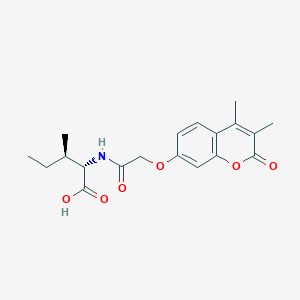 N-{[(3,4-dimethyl-2-oxo-2H-chromen-7-yl)oxy]acetyl}-L-isoleucine