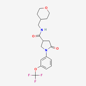 molecular formula C18H21F3N2O4 B11019873 C18H21F3N2O4 