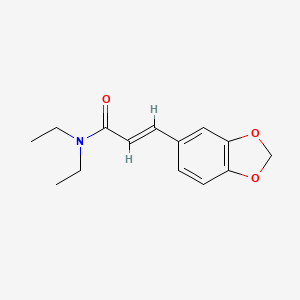 3-(1,3-Benzodioxol-5-yl)-N,N-diethyl-2-propenamide