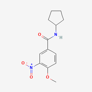 N-cyclopentyl-4-methoxy-3-nitrobenzamide