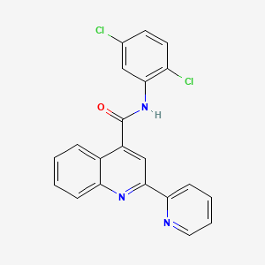 N-(2,5-dichlorophenyl)-2-(pyridin-2-yl)quinoline-4-carboxamide