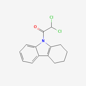 molecular formula C14H13Cl2NO B11020262 2,2-Dichloro-1-(1,2,3,4-tetrahydro-carbazol-9-yl)-ethanone 