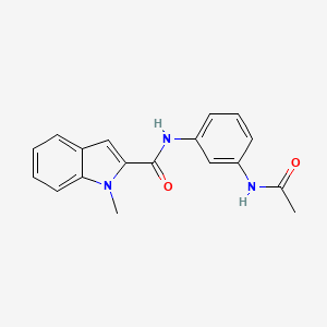 N-[3-(acetylamino)phenyl]-1-methyl-1H-indole-2-carboxamide