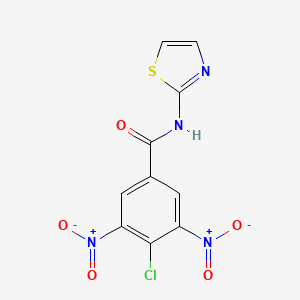 4-chloro-3,5-dinitro-N-(1,3-thiazol-2-yl)benzamide