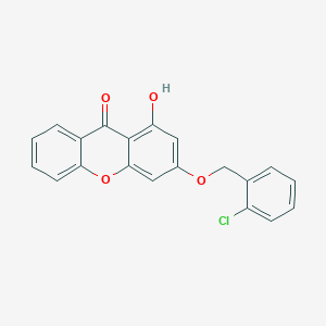 3-[(2-chlorobenzyl)oxy]-1-hydroxy-9H-xanthen-9-one