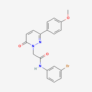 N-(3-bromophenyl)-2-(3-(4-methoxyphenyl)-6-oxopyridazin-1(6H)-yl)acetamide