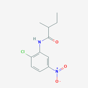 N-(2-chloro-5-nitrophenyl)-2-methylbutanamide