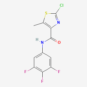 2-chloro-5-methyl-N-(3,4,5-trifluorophenyl)-1,3-thiazole-4-carboxamide