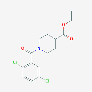 molecular formula C15H17Cl2NO3 B11020473 Ethyl 1-(2,5-dichlorobenzoyl)piperidine-4-carboxylate 