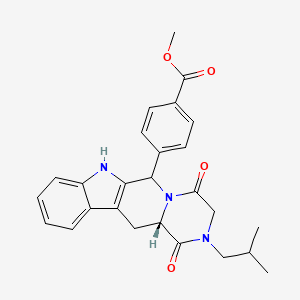 molecular formula C26H27N3O4 B11020627 Methyl 4-[(12AS)-2-isobutyl-1,4-dioxo-1,2,3,4,6,7,12,12A-octahydropyrazino[1,2-B]beta-carbolin-6-YL]benzoate 