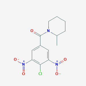 (4-Chloro-3,5-dinitrophenyl)(2-methylpiperidin-1-yl)methanone