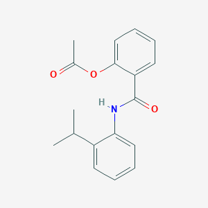 2-{[2-(Propan-2-yl)phenyl]carbamoyl}phenyl acetate