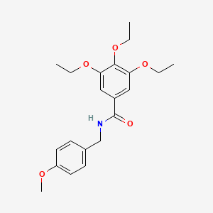 3,4,5-triethoxy-N-(4-methoxybenzyl)benzamide