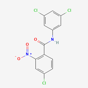 4-chloro-N-(3,5-dichlorophenyl)-2-nitrobenzamide