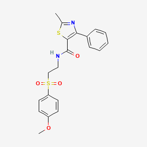 N-{2-[(4-methoxyphenyl)sulfonyl]ethyl}-2-methyl-4-phenyl-1,3-thiazole-5-carboxamide