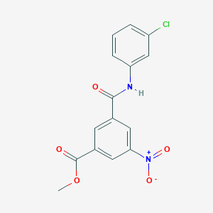 Methyl 3-[(3-chlorophenyl)carbamoyl]-5-nitrobenzoate