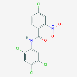 4-Chloro-2-nitro-N-(2,4,5-trichlorophenyl)benzamide