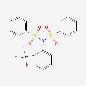 N-(phenylsulfonyl)-N-[2-(trifluoromethyl)phenyl]benzenesulfonamide