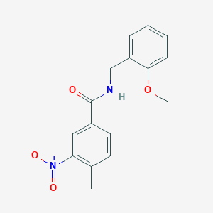 N-(2-methoxybenzyl)-4-methyl-3-nitrobenzamide