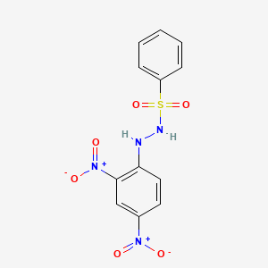 molecular formula C12H10N4O6S B11021130 N'-(2,4-dinitrophenyl)benzenesulfonohydrazide CAS No. 37049-86-8