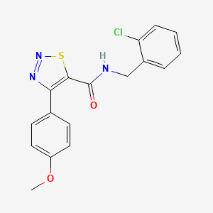 N-(2-chlorobenzyl)-4-(4-methoxyphenyl)-1,2,3-thiadiazole-5-carboxamide