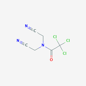 2,2,2-trichloro-N,N-bis(cyanomethyl)acetamide