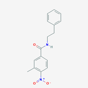 3-methyl-4-nitro-N-phenethylbenzamide