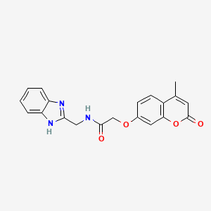 N-(1H-benzimidazol-2-ylmethyl)-2-[(4-methyl-2-oxo-2H-chromen-7-yl)oxy]acetamide