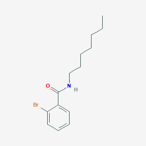 molecular formula C14H20BrNO B11021278 2-bromo-N-heptylbenzamide CAS No. 346695-66-7