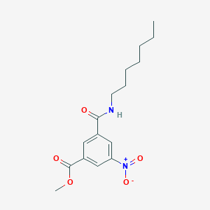 Methyl 3-(heptylcarbamoyl)-5-nitrobenzoate