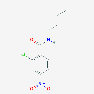 molecular formula C11H13ClN2O3 B11021321 N-butyl-2-chloro-4-nitrobenzamide 