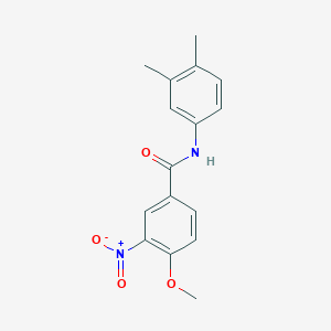 N-(3,4-dimethylphenyl)-4-methoxy-3-nitrobenzamide