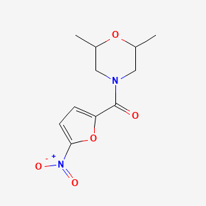 (2,6-Dimethylmorpholin-4-yl)(5-nitrofuran-2-yl)methanone