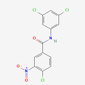 4-chloro-N-(3,5-dichlorophenyl)-3-nitrobenzamide