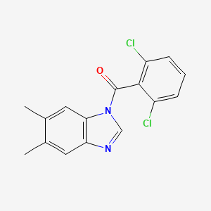 (2,6-dichlorophenyl)(5,6-dimethyl-1H-benzimidazol-1-yl)methanone