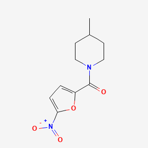 molecular formula C11H14N2O4 B11021453 (4-Methyl-piperidin-1-yl)-(5-nitro-furan-2-yl)-methanone 