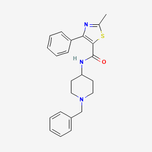 N-(1-benzylpiperidin-4-yl)-2-methyl-4-phenyl-1,3-thiazole-5-carboxamide