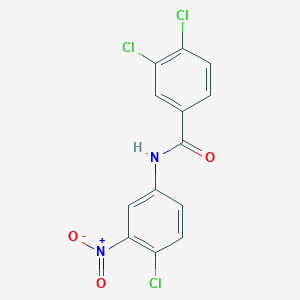 molecular formula C13H7Cl3N2O3 B11021515 3,4-dichloro-N-(4-chloro-3-nitrophenyl)benzamide 