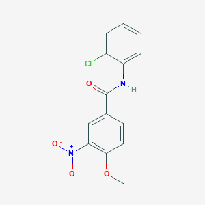 N-(2-chlorophenyl)-4-methoxy-3-nitrobenzamide