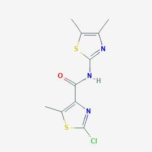 2-chloro-N-(4,5-dimethyl-1,3-thiazol-2-yl)-5-methyl-1,3-thiazole-4-carboxamide